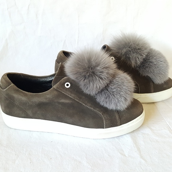 HERE / NOW GRAY SUEDE SNEAKERS WOME'S SIZE 39 - Picture 6 of 8